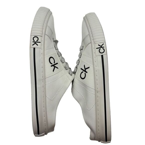 Calvin Klein Women's KCCOREY-T Casual Slip On Sneakers CK Logo White Size 10 - Picture 7 of 9